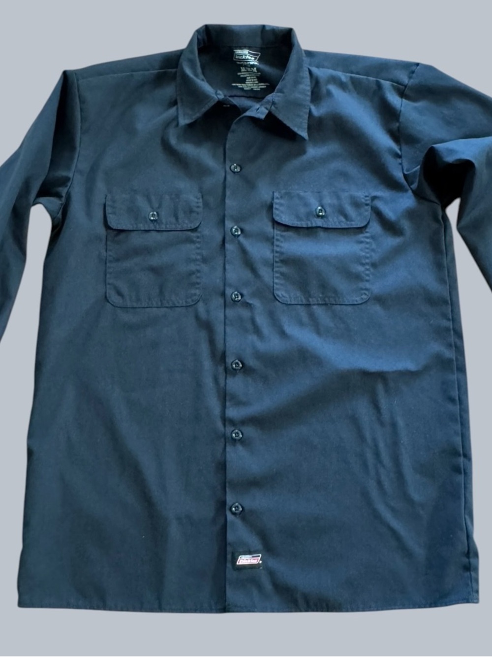 Dickies TempControl Navy Work Shirt - M